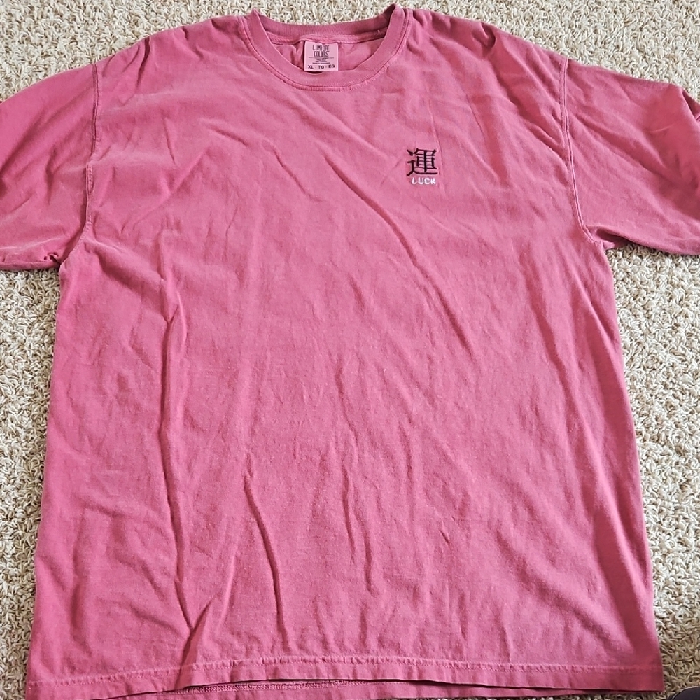 Comfort Colors Men's Red Graphic Tee